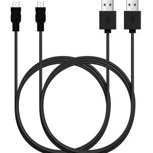 Câble Micro USB, 2 Pack [6FT, 6FT], câble de charge rapide, câble de charge Android haute vitesse, câble pour téléphone Android pour Samsung Galaxy S7 Edge S6 S5 et plus, Trustable