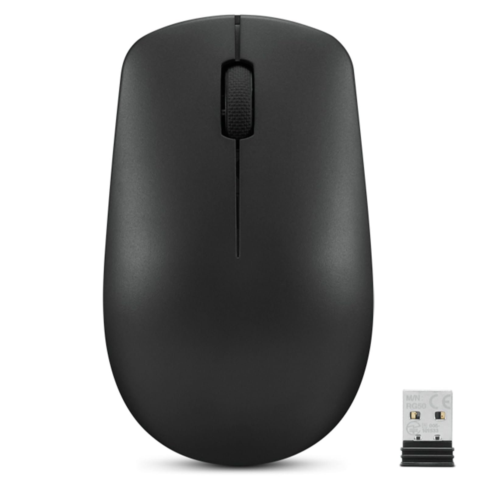 530 Wireless Mouse – Full Size Computer Mouse for PC, Laptop, Windows Computer - 2.4 GHz Nano USB Receiver - Ambidextrous Design - 12 Months Battery Life – Cordless